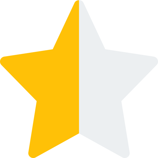 Half rating star